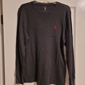 U.S. Polo men’s long sleeve thermal sleepwear.